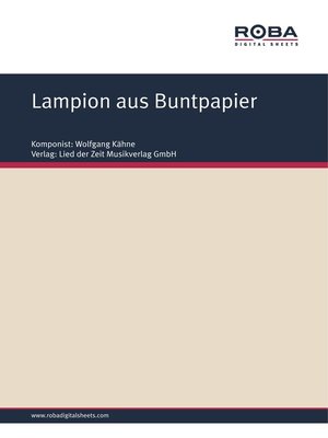 cover image of Lampion aus Buntpapier